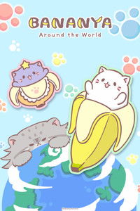 Bananya Around the World Poster